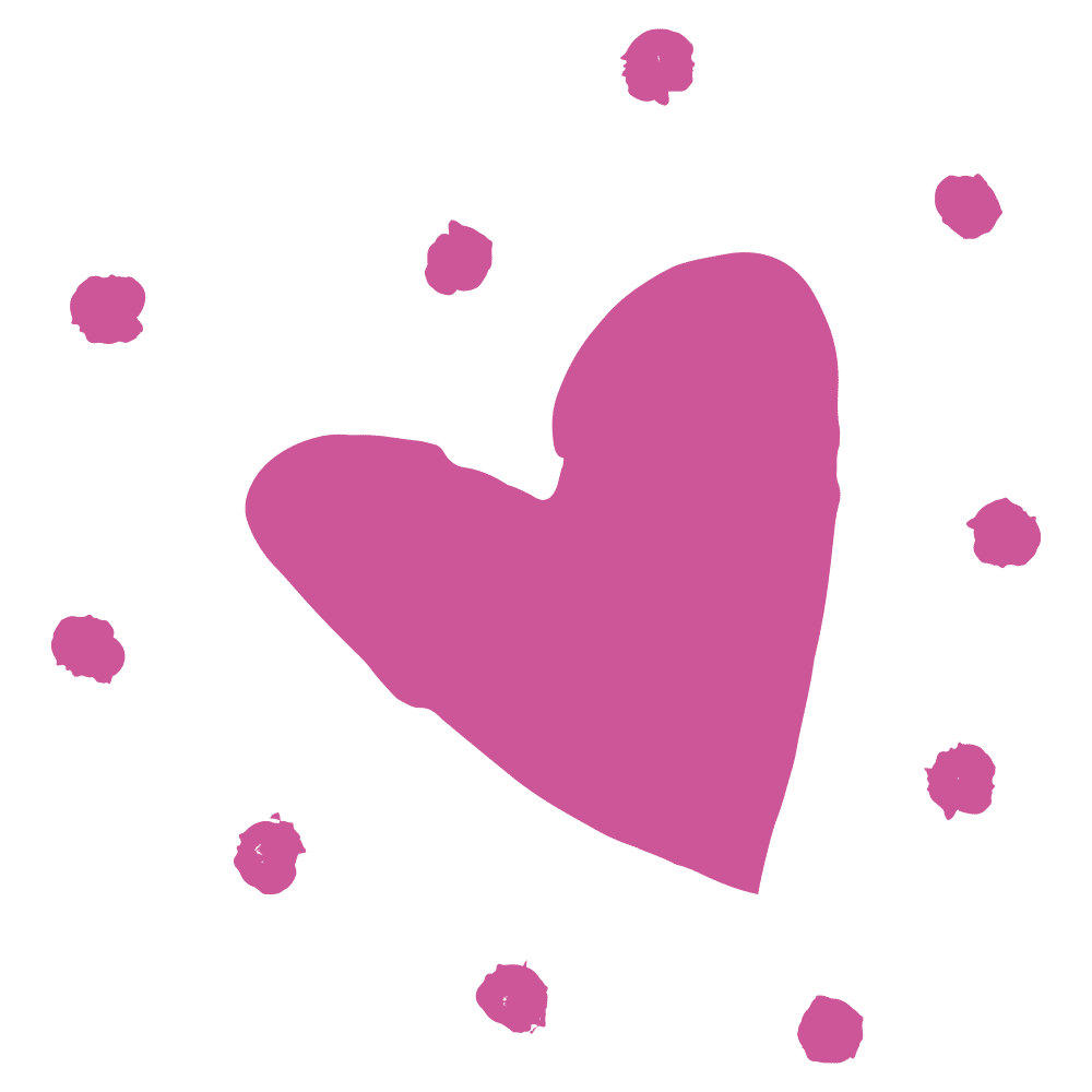 Pink-Heart-With-Dots